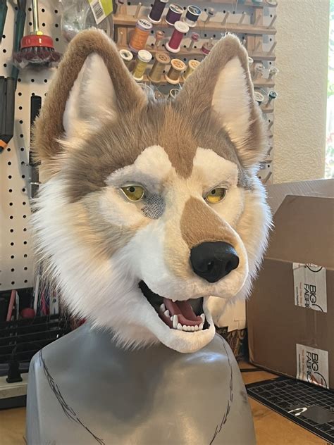 Realistic Wolf Mask