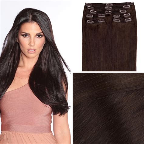 Bombshell Brunette Brown Hair Extensions | Cashmere Hair Clip In Extensions