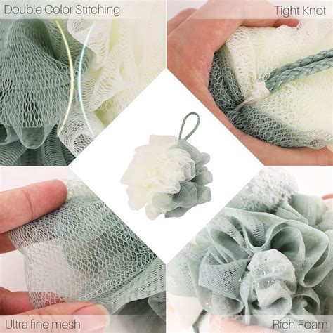 Teak Wood Long Handled Loofah, Body Puff Shower, Loofah on a Stick ...