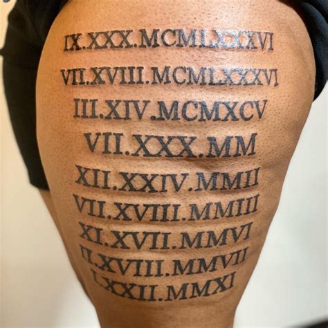 What Does A Roman Numeral 2 Tattoo Mean at David Daigle blog