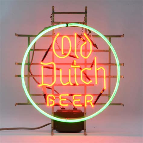 Lot Detail - OLD DUTCH BEER NEON SIGN.