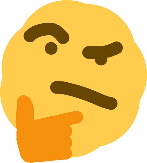 Download Thinking_ Emoji_with_ Finger_on_ Chin | Wallpapers.com