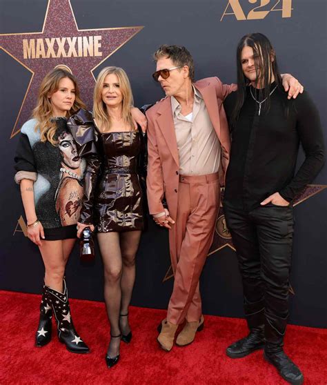 Kevin Bacon and Kyra Sedgwick Joined by Their Kids at 'MaXXXine' Premiere