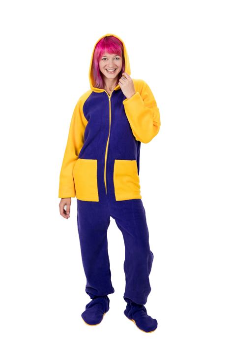 Lemon Splash Kajamaz: Adult Footed Onesie - Kajamaz