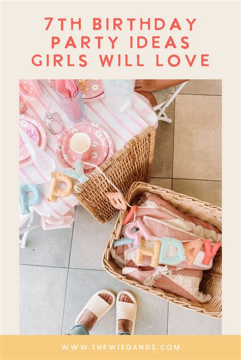 7th Birthday Party Ideas - Casey Wiegand of The Wiegands