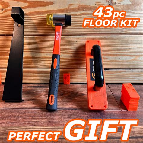 Snapklik.com : 43-Piece Laminate Flooring Installation Kit Tapping Block
