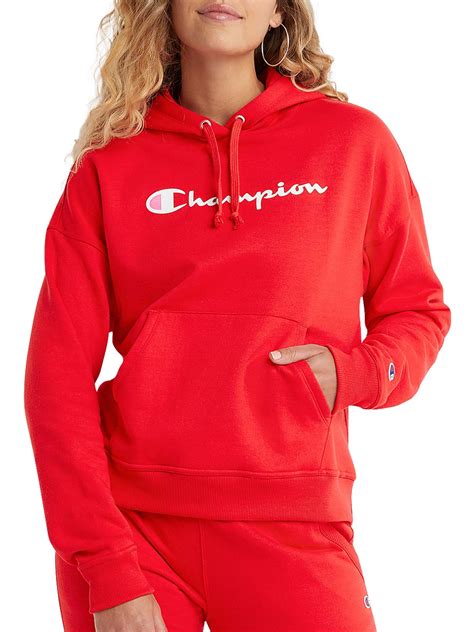 Champion red hoodie womens online