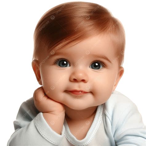 Cute Newborn Baby Boy Blue Eyes