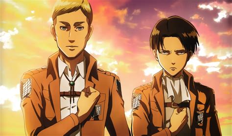 #Anime Attack On Titan Erwin Smith Levi Ackerman #1080P #wallpaper # ...
