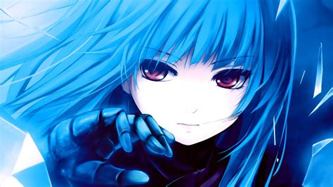 Blue Hair Anime Girl Wallpapers - Wallpaper Cave