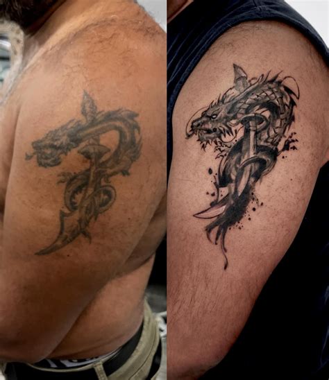 Arm tattoos men cover up | Tattoo coverups for men arm