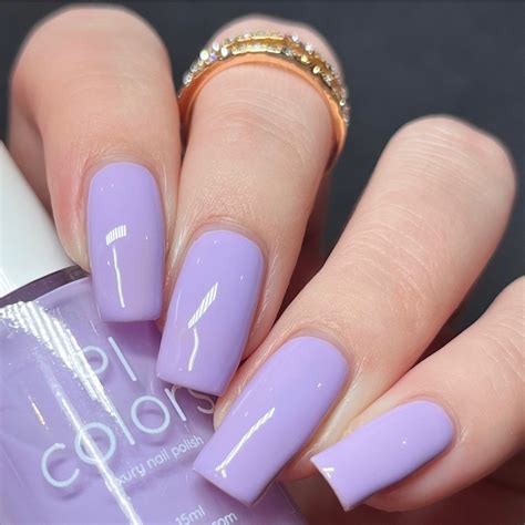 Purple Nail Polish Pastel Purple With Creme Finish | Hydrangea.400 ...