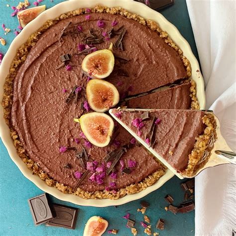 Purple Sweet Potato Chocolate Tart — Inspiration Apron