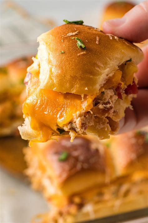 Crack Chicken Sliders - My Incredible Recipes