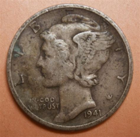 UNITED STATES 1941 Silver Dime | EstateSales.org
