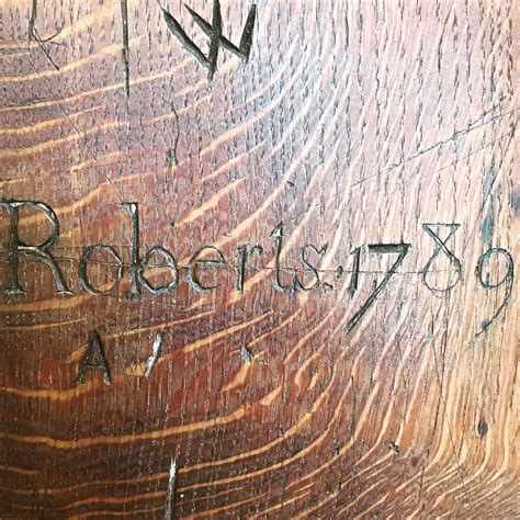 More old graffiti found - crossword puzzle of “Roberts” across and “OA” down 🧩 (would’ve been ...