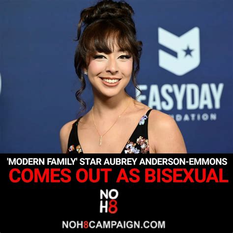 NOH8 Campaign | 'Modern Family' star Aubrey Anderson-Emmons comes out ...