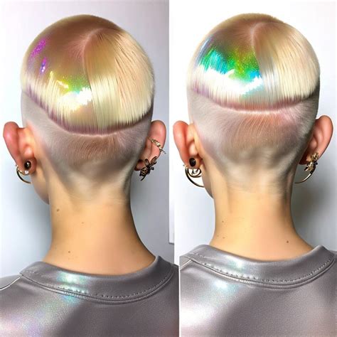 15 Grown Out Bleached Buzz Cut Styling Ideas - Burst of Style