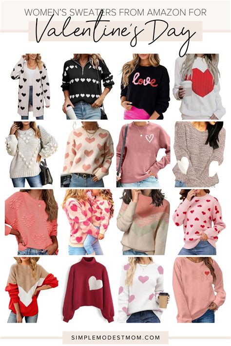 16 Adorable Women's Valentine's Day Sweaters from Amazon | Simple ...