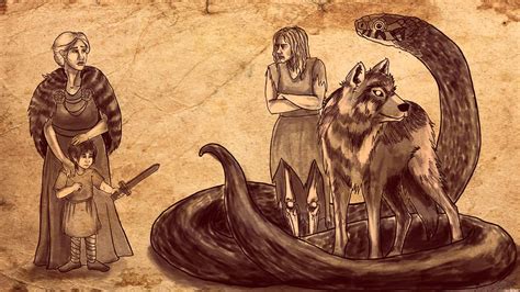 loki love all his children | Mitologia