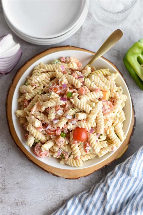 Creamy Rotini Pasta Salad Recipe at Carmela Schatz blog