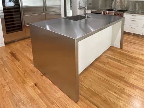 Stainless Steel Countertops | JW Metal Cabinets