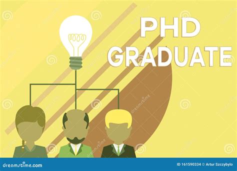 Handwriting Text Writing Phd Graduate. Concept Meaning Highest ...