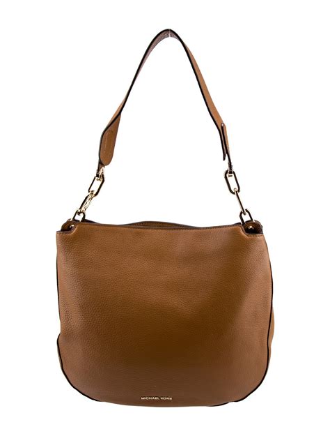 Michael Kors Leather Shoulder Bag w/ Tags - Brown Shoulder Bags ...