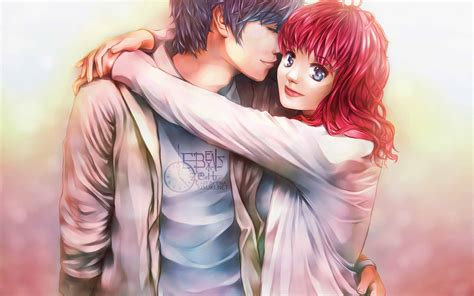 Cute Anime Couple Wallpapers For Mobile - Wallpaper Cave