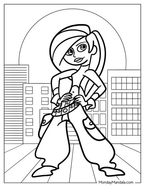 20 Kim Possible Coloring Pages (Free PDF Printables)