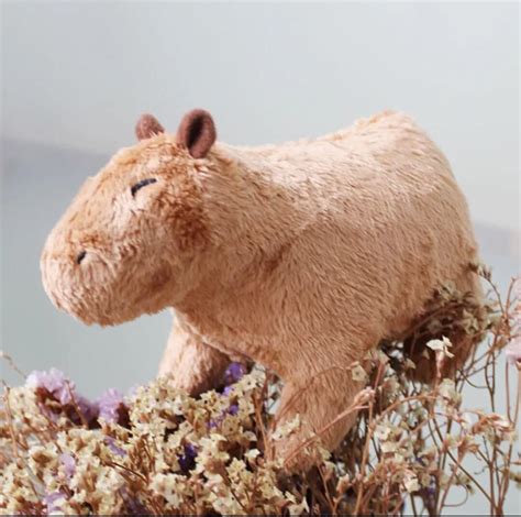 Cute Capybara Stuffed Animal Plushie Toy Soft Capybara Plushie Kawaii ...