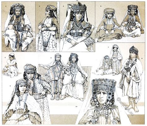 Berbers of Algerian Sahara. Nomadic and sedentary ethnic groups.