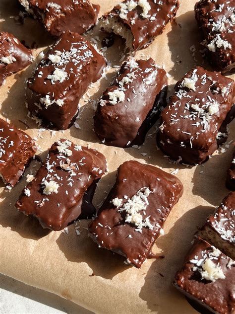 Dark Chocolate Coconut Bars - Something Nutritious