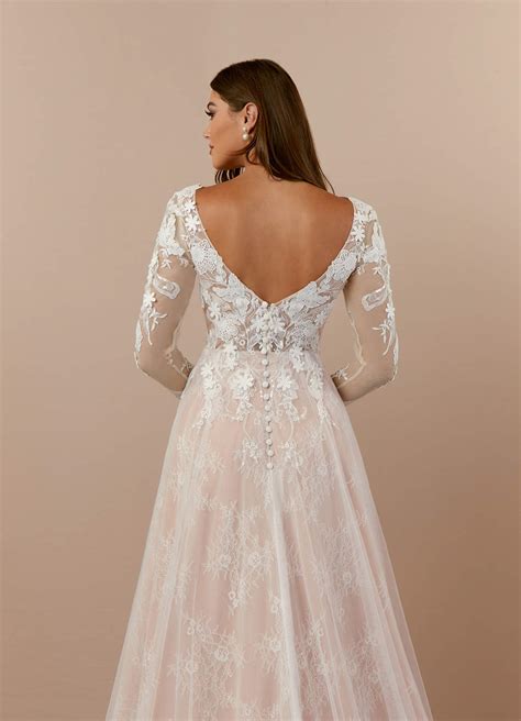 Azazie Leila Diamond White Nude A-Line V-Neck Sequins Tulle Dress | Azazie