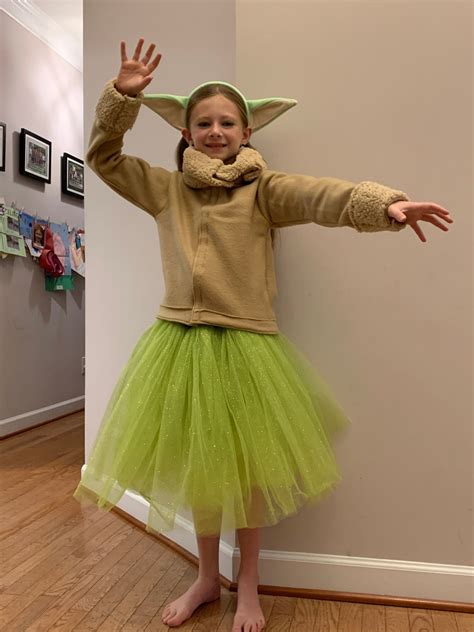 Baby Yoda Halloween Costume for Girls, Boys, Kids, or Adult Woman/women ...