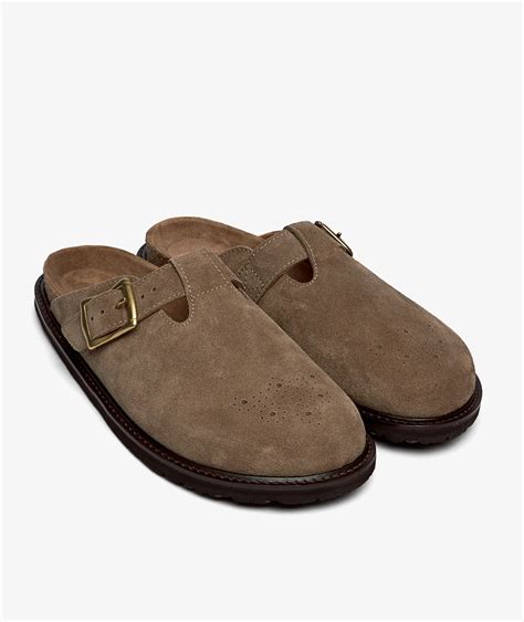 Beige Hender Scheme Buggs Suede Clog | SVD UAE