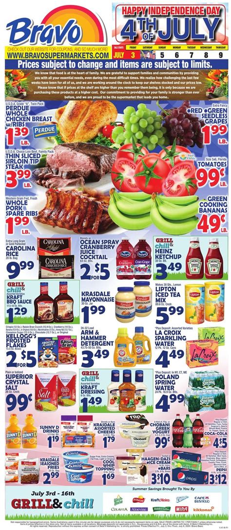 Bravo Supermarkets Ad Circular - 07/03 - 07/09/2020 | Rabato