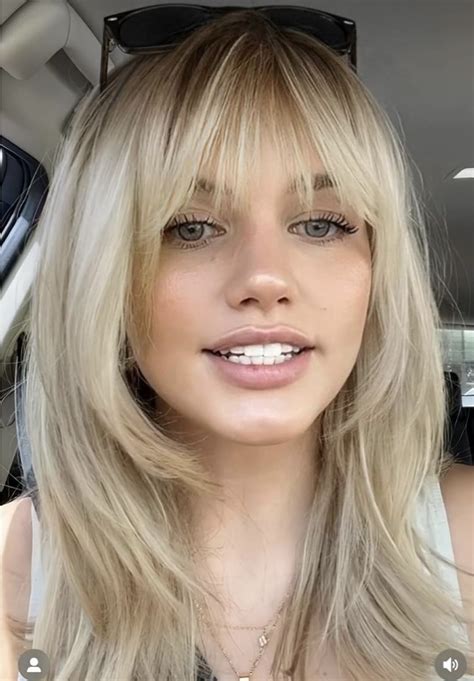 Pin by Kayla Douglas on Hair & Beauty in 2025 | Blonde hair with bangs ...