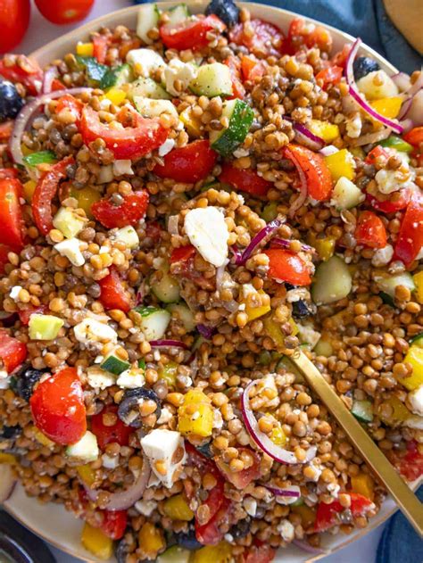 Mediterranean Lentil Salad | Hilltop Recipes