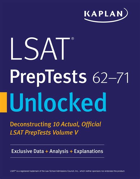 LSAT PrepTests 62-71 Unlocked | Book by Kaplan Test Prep | Official ...
