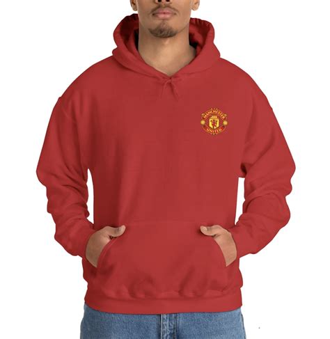 Manchester United Hoodie Man U Utd Red Devils Old Trafford - Etsy