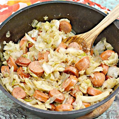Cabbage And Kielbasa Keto Recipe ~ Keto Fried Cabbage With Sausage And ...