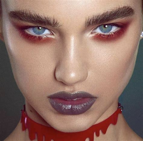 Pin by BARBAR, Inc. on Makeup | Glossy makeup, Red eye makeup, Red ...
