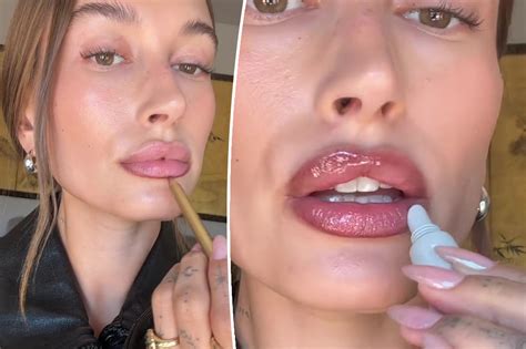 Hailey Bieber's 'brownie glazed lips' sparks backlash - Local News Today