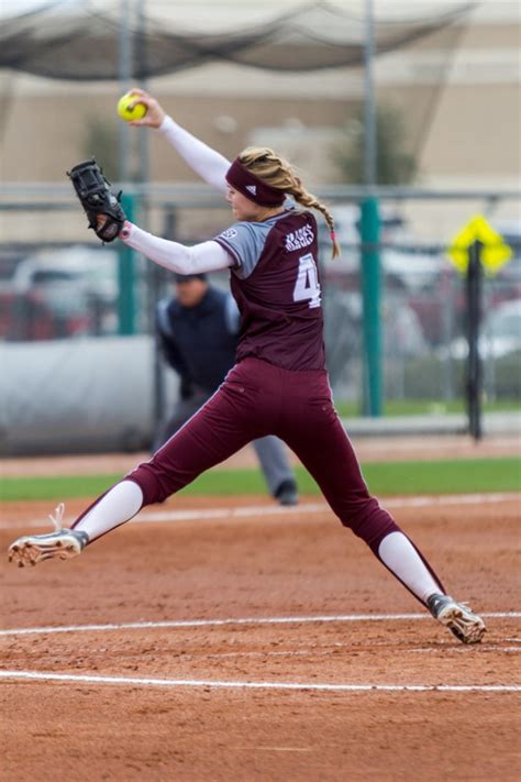 Softball run rules both opponents to open Invitational - The Battalion