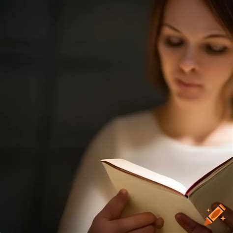 Woman reading a book