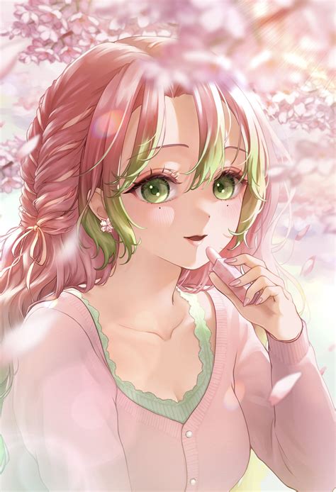 Kanroji Mitsuri (Mitsuri Kanroji) - Kimetsu no Yaiba - Image by poffso ...