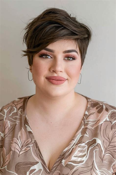 15+ Flattering Pixie Haircuts for Plus-Size Women in 2025 - Kappers ...