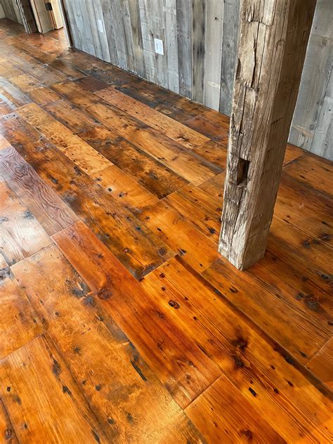 Extra Wide Plank Reclaimed Fir Engineered Flooring | Rustic wood floors ...