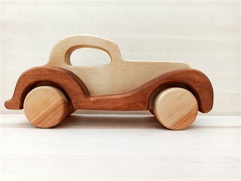 Retro car wood toy car wooden toy baby gift handcrafted wooden car stepdad fathers day best dad ...